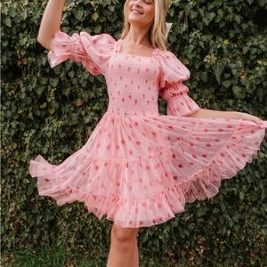 Ivy City Co. Strawberry Dress - Sz M